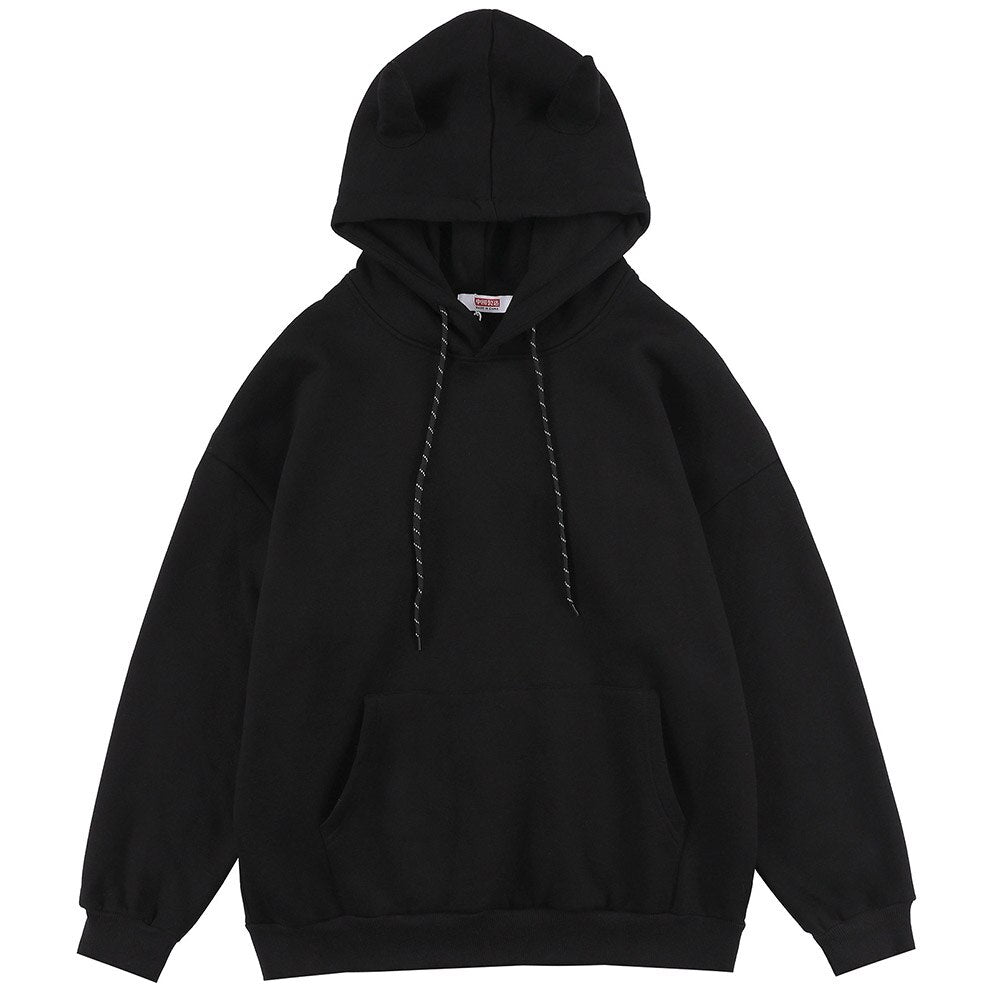 "With Wings" Graphic Unisex Streetwear Vintage Women Men Y2K Hoodie