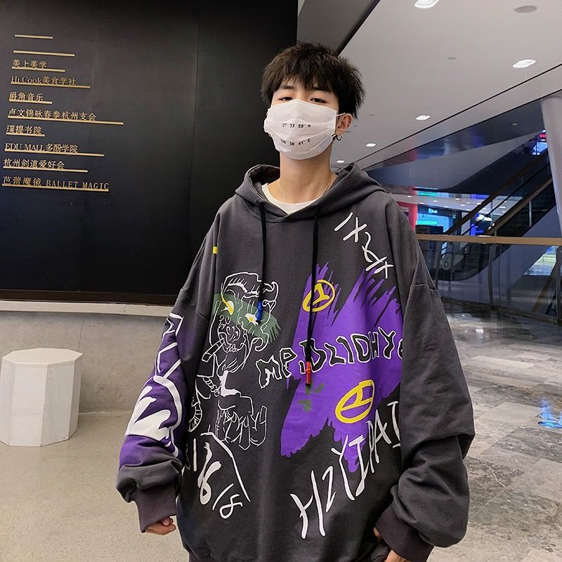 "Sporadic Collection" Graphic Unisex Streetwear Vintage Women Men Y2K Hoodie
