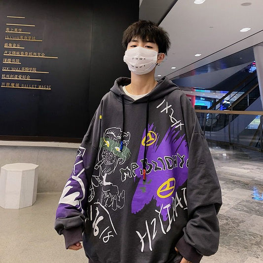 "Sporadic Collection" Graphic Unisex Streetwear Vintage Women Men Y2K Hoodie