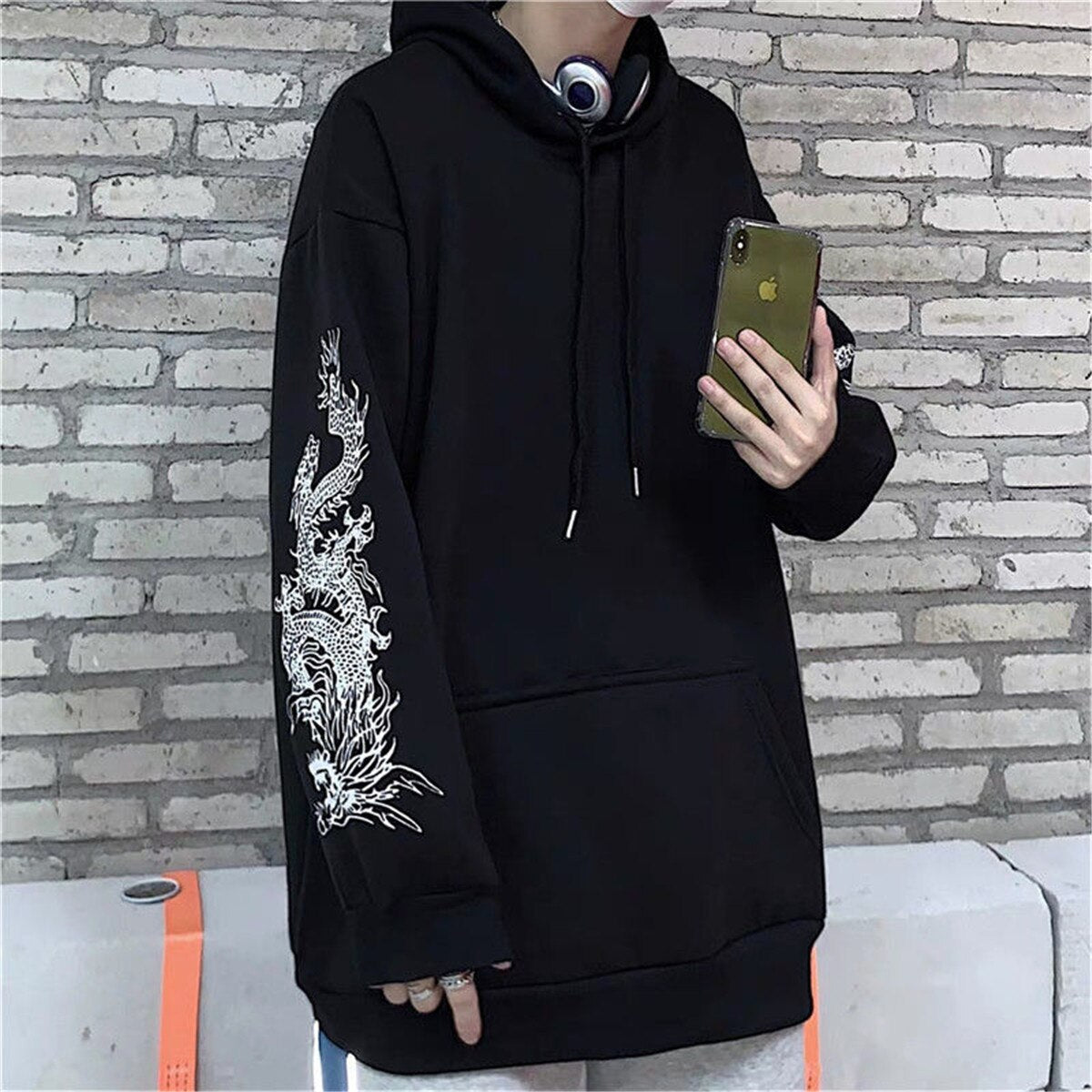 "Keep It Tight" Graphic Unisex Streetwear Vintage Women Men Y2K Hoodie