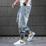 "Cuffers" Distressed Streetwear Hip Hop Unisex Denim Jeans