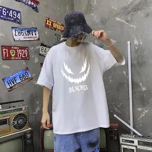 "Mind Tricks" Graphic Unisex Streetwear Vintage Women Men Y2K Reflective T-Shirt