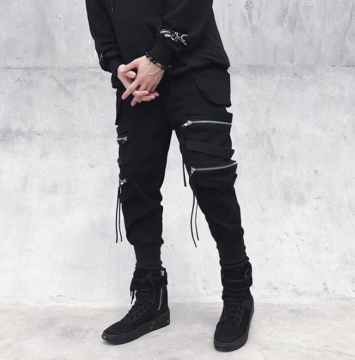 "Hang" Graphic Unisex Streetwear Women Men Y2K Tactical Joggers