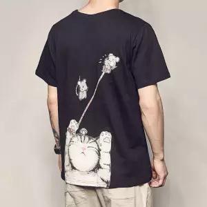 "At Ease" Unisex Men Women Streetwear Graphic T-Shirt