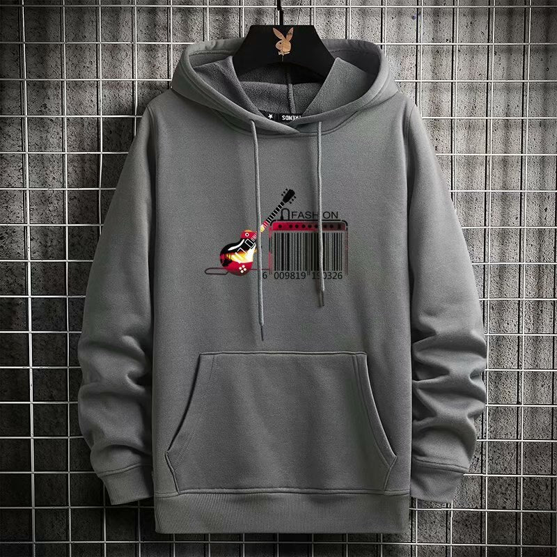"Barcode" Unisex Men Women Streetwear Graphic Hoodie