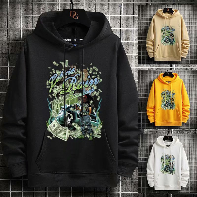 "Lottery" Graphic Unisex Streetwear Vintage Women Men Y2K Hoodie