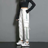 "White Knight" Graphic Unisex Streetwear Women Men Y2K Pants