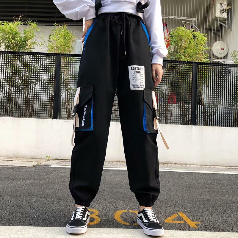 "Runners" Graphic Unisex Streetwear Women Men Y2K Pants