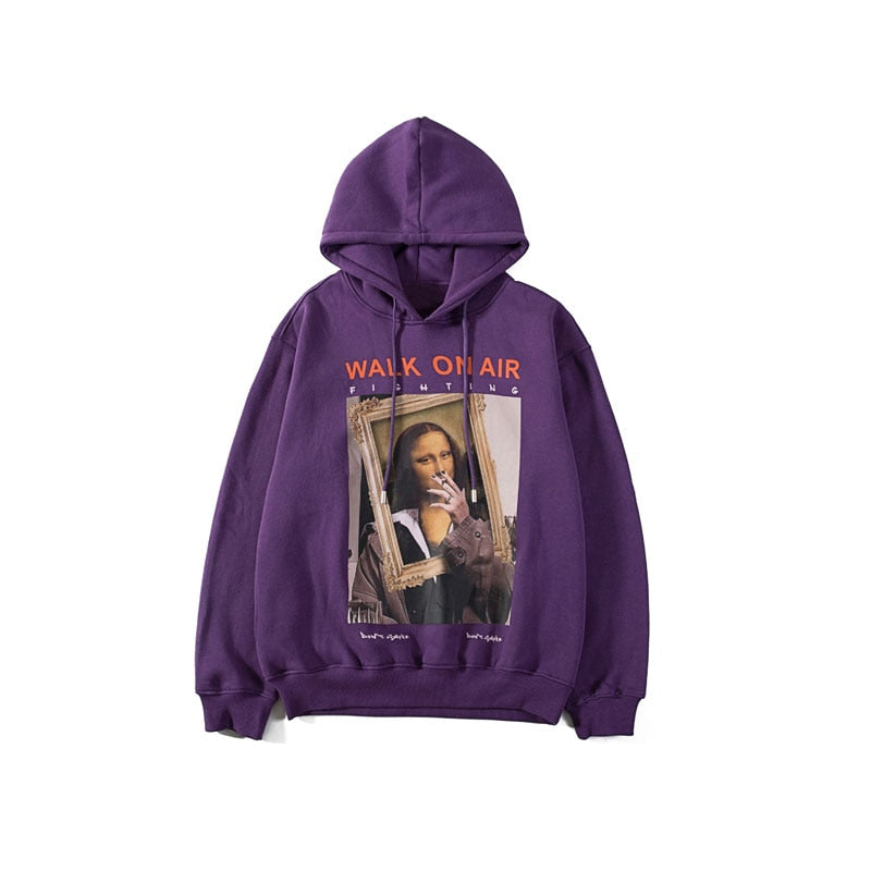"Walk On Air" Graphic Unisex Streetwear Vintage Women Men Y2K Hoodie