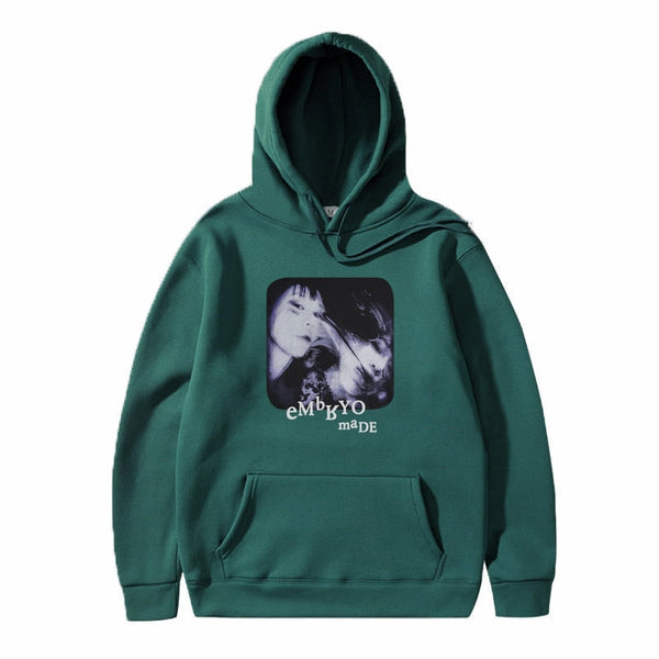 "Smokey Made" Graphic Unisex Streetwear Vintage Women Men Y2K Hoodie