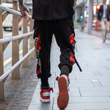 "Hang" Graphic Unisex Streetwear Women Men Y2K Tactical Joggers