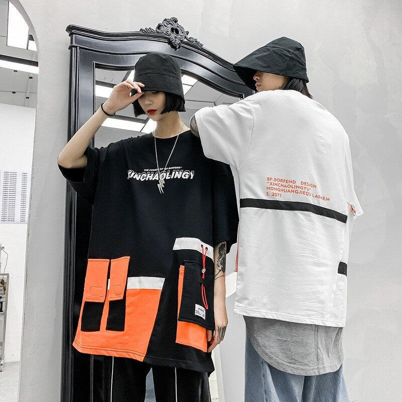 "Pocket Work" Graphic Unisex Streetwear Vintage Women Men Y2K T-Shirt