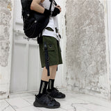 "Punk Summer" Graphic Unisex Streetwear Women Men Y2K Cargo Shorts