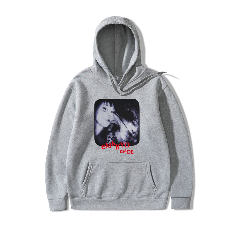 "Smokey Made" Graphic Unisex Streetwear Vintage Women Men Y2K Hoodie
