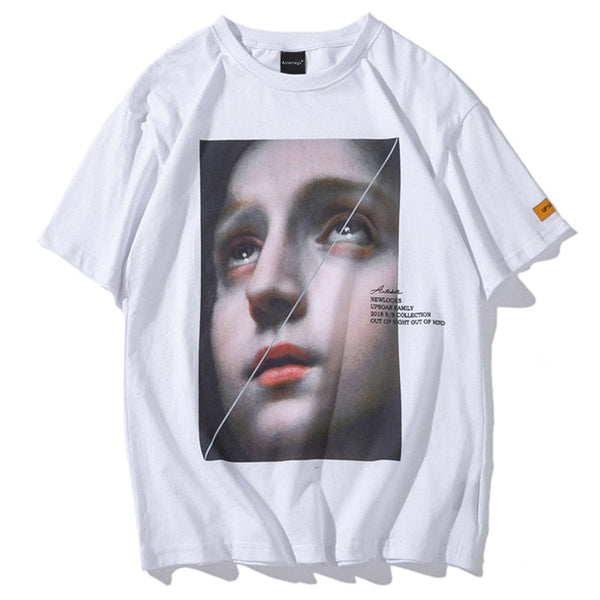 "Rain Drops" Graphic Unisex Streetwear Vintage Women Men Y2K T-Shirt