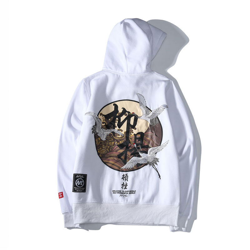 "Golden Passage" Graphic Unisex Streetwear Women Men Y2K Hoodie