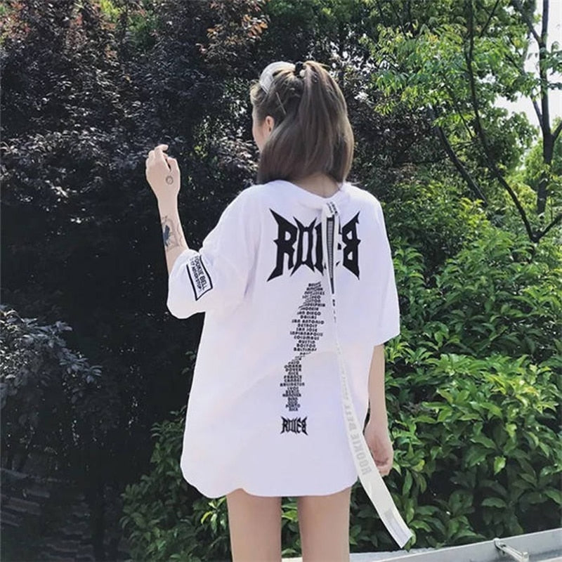 "Ruler" Graphic Unisex Streetwear Vintage Women Men Y2K T-Shirt
