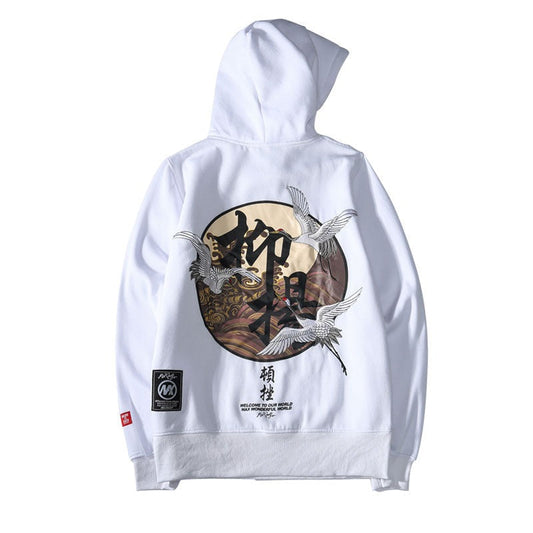 "Golden Passage" Graphic Unisex Streetwear Women Men Y2K Hoodie