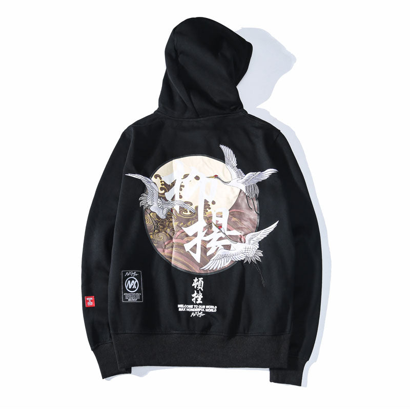 "Golden Passage" Graphic Unisex Streetwear Women Men Y2K Hoodie