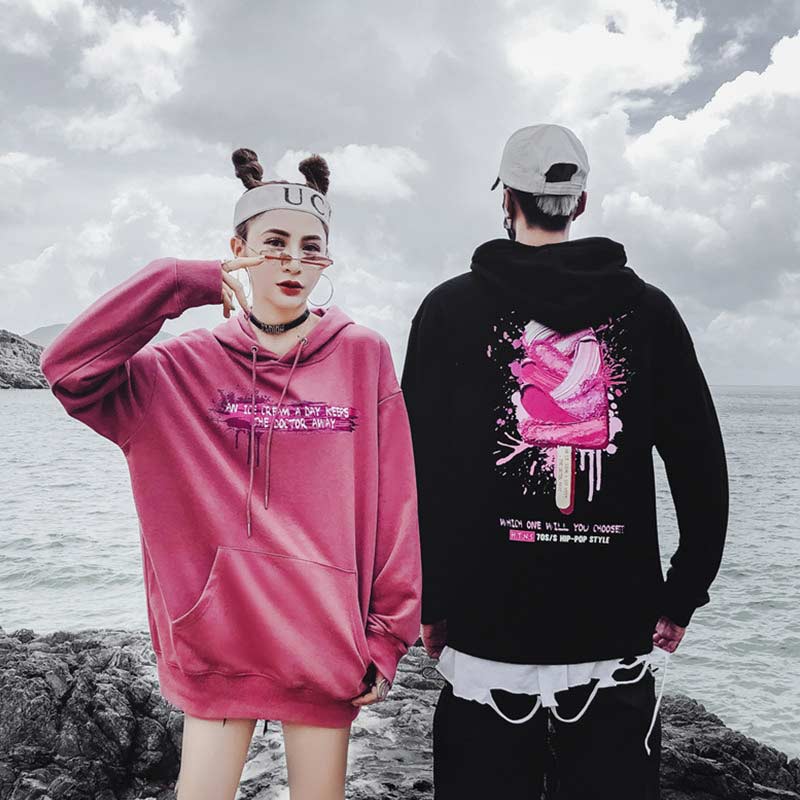 "Tough Love" Graphic Unisex Streetwear Vintage Women Men Y2K Hoodie