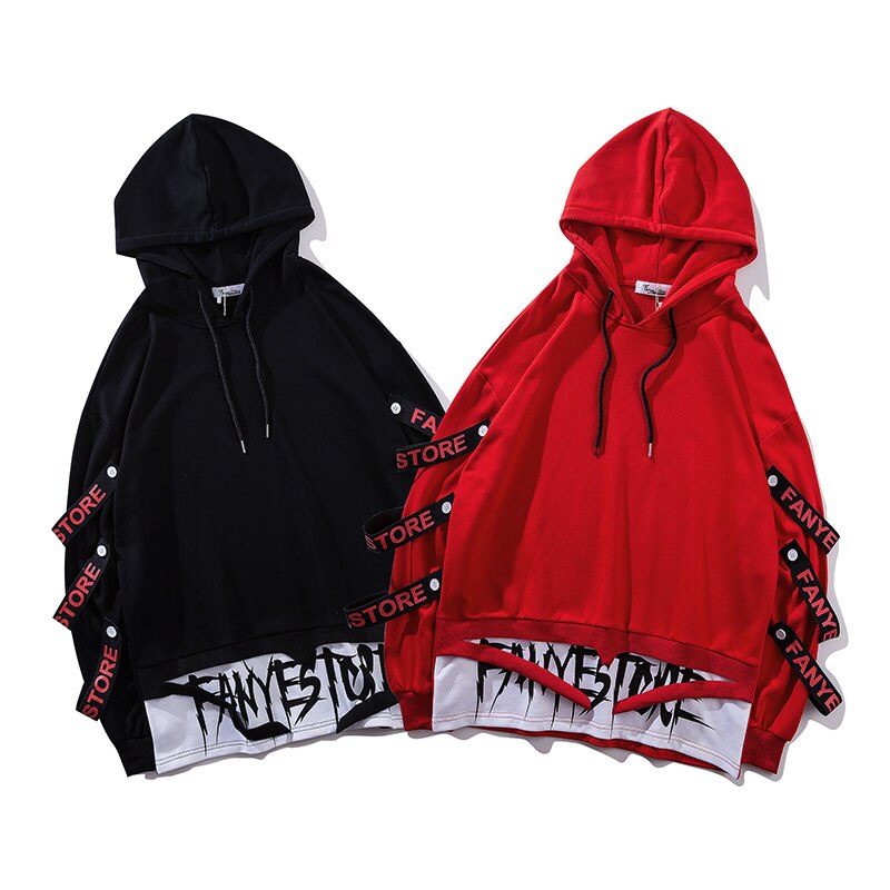 "Red Flag" Graphic Unisex Streetwear Vintage Women Men Y2K Hoodie