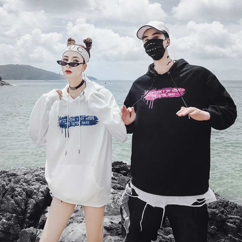 "Tough Love" Graphic Unisex Streetwear Vintage Women Men Y2K Hoodie