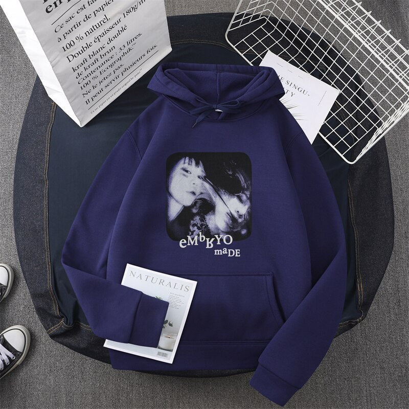 "Smokey" Graphic Unisex Streetwear Vintage Women Men Y2K Hoodie