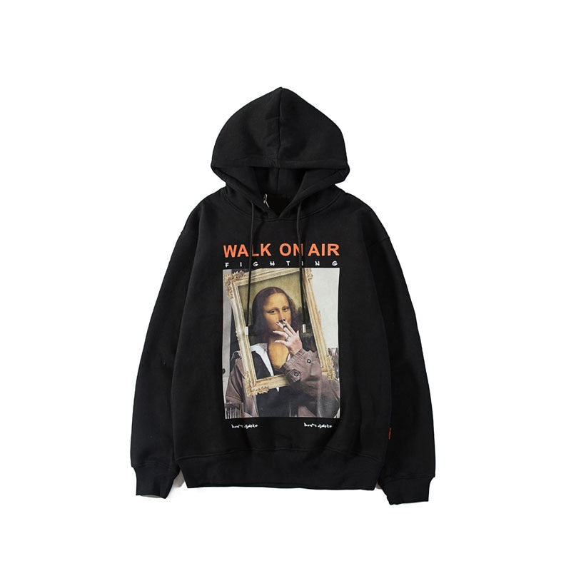 "Walk On Air" Graphic Unisex Streetwear Vintage Women Men Y2K Hoodie