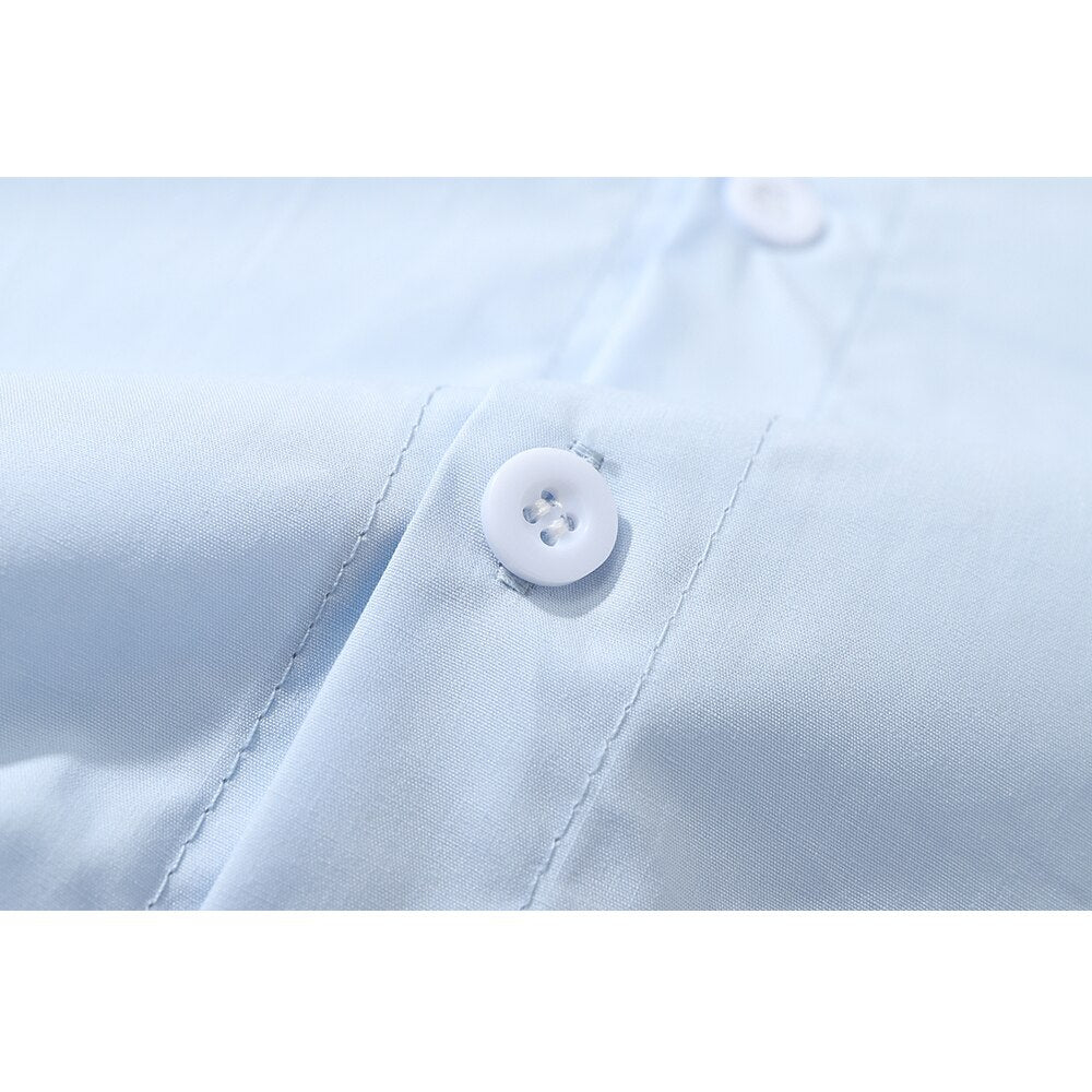 "Studio Executive" Graphic Unisex Streetwear Vintage Women Men Y2K Button Up Shirt