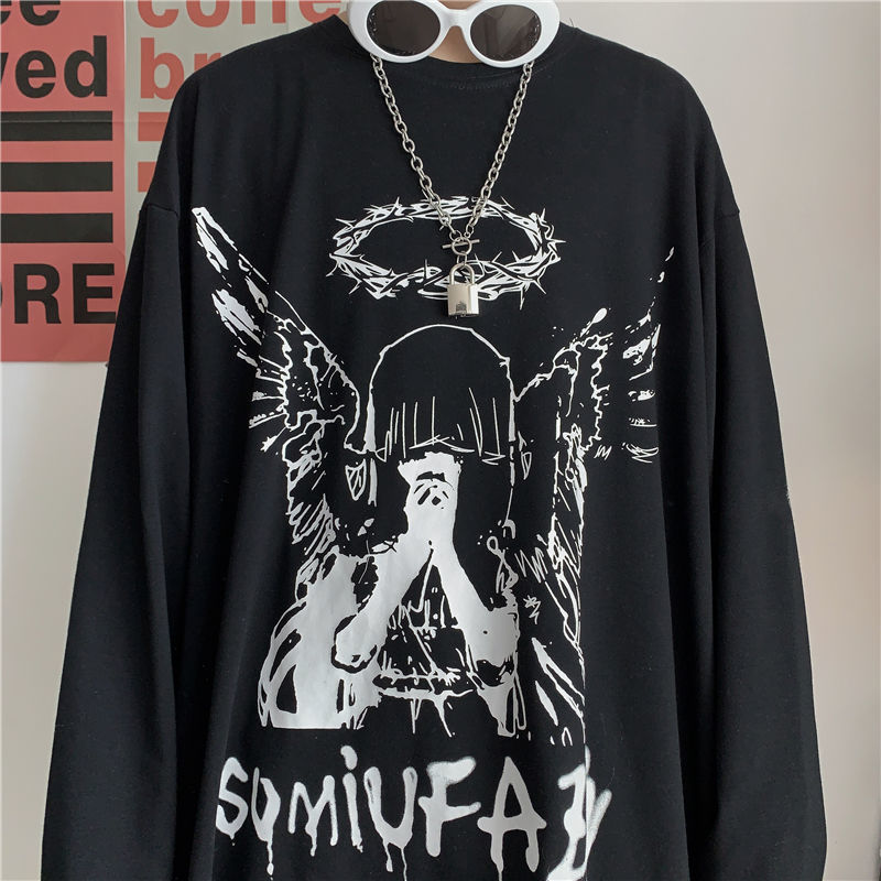 "Free Smoke" Graphic Unisex Streetwear Women Men Y2K Shirt