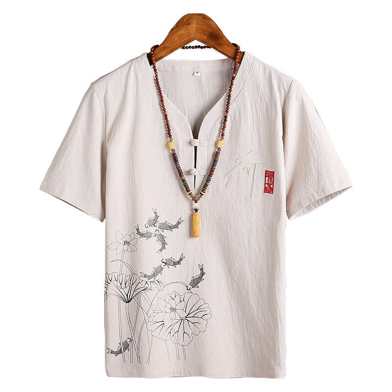 "White Leaves" Graphic Unisex Streetwear Vintage Women Men Y2K T-Shirt