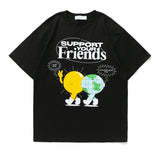 "Our Friends" Graphic Unisex Streetwear Vintage Women Men Y2K T-Shirt