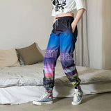 "Gradient" Graphic Unisex Streetwear Women Men Y2K Pants