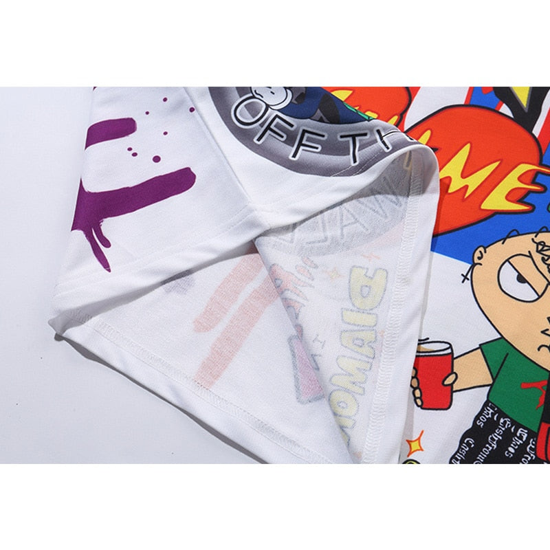 "Chaos Effect" Unisex Men Women Streetwear Graphic T-Shirt