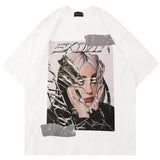 "Face Mask" Graphic Unisex Streetwear Vintage Women Men Y2K T-Shirt