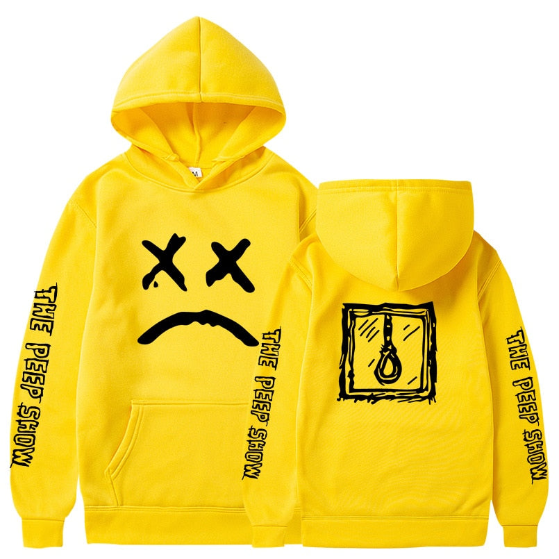 "Go Hard" Graphic Unisex Streetwear Women Men Y2K Hoodie