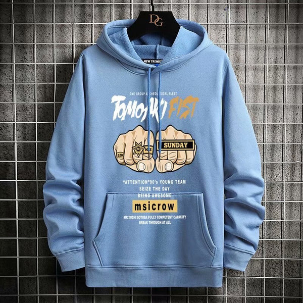 "Right Punch" Graphic Unisex Streetwear Vintage Women Men Y2K Hoodie