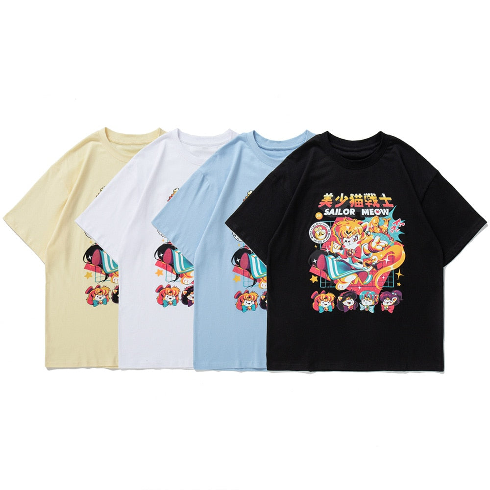 "Sail Away" Graphic Unisex Streetwear Vintage Women Men Y2K T-Shirt