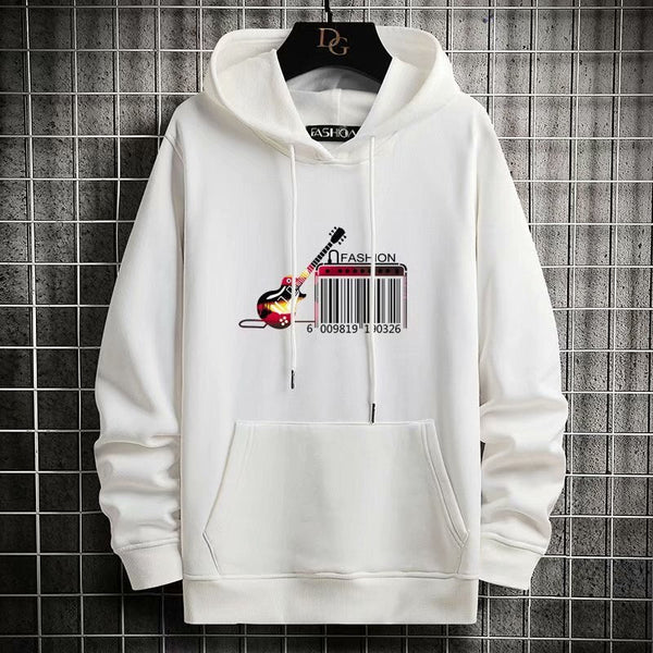 "Barcode" Unisex Men Women Streetwear Graphic Hoodie