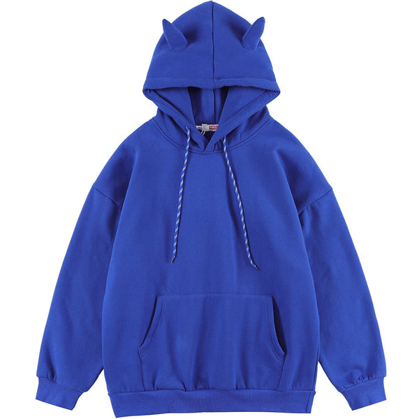 "With Wings" Graphic Unisex Streetwear Vintage Women Men Y2K Hoodie