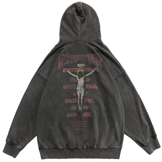 "Our Fallen Hero" Unisex Men Women Streetwear Graphic Hoodie