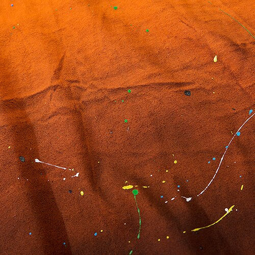 "Orange Waves" Graphic Unisex Streetwear Vintage Women Men Y2K T-Shirt