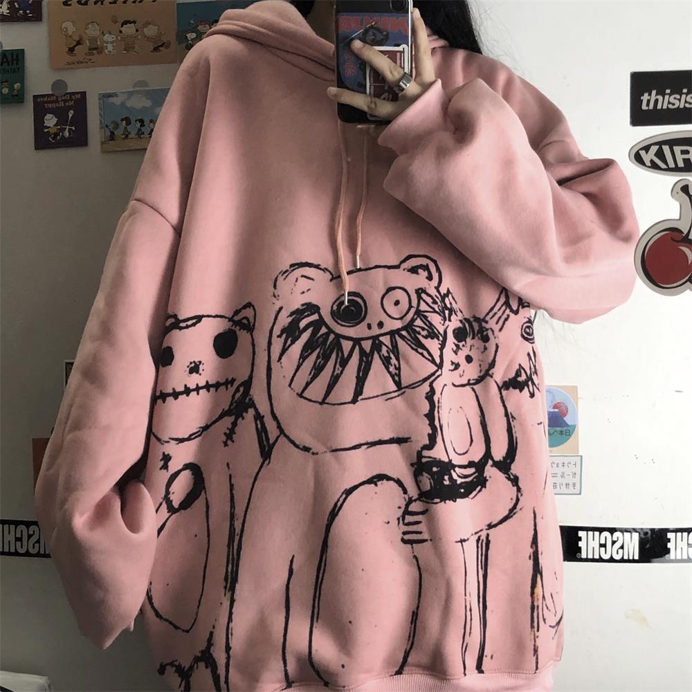 "Take The High Road" Graphic Unisex Streetwear Vintage Women Men Y2K Hoodie