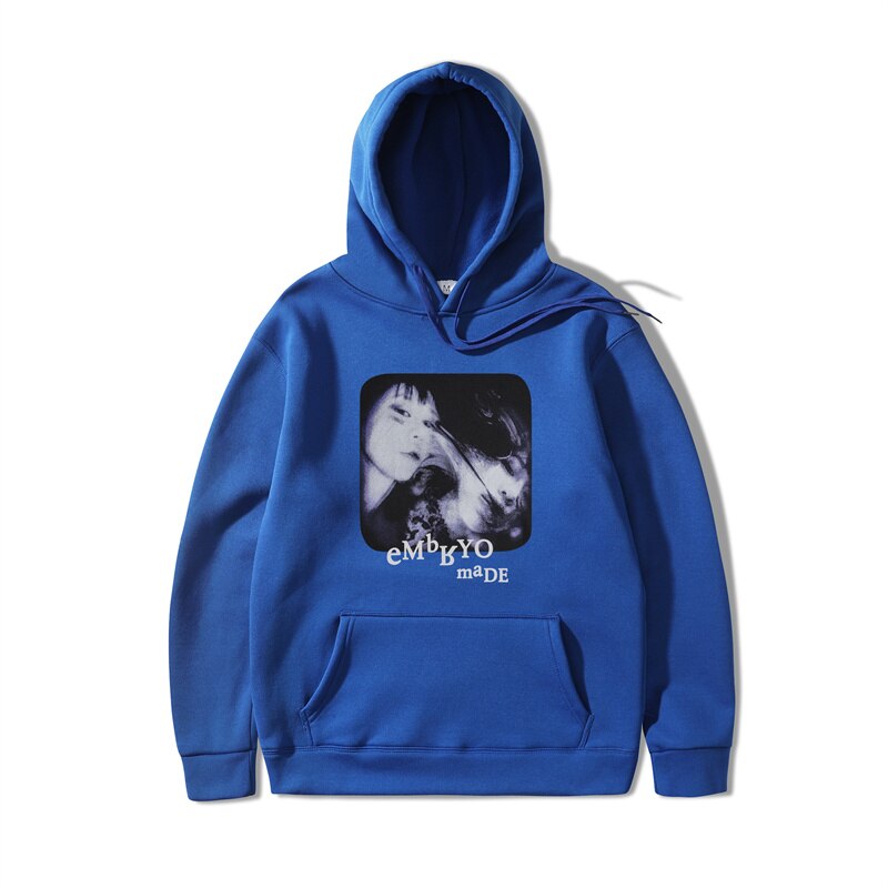 "Smokey Made" Graphic Unisex Streetwear Vintage Women Men Y2K Hoodie