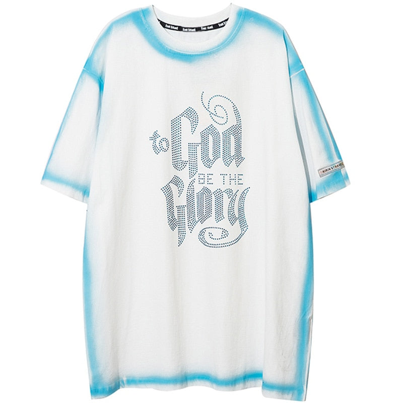 "God of Glory" Graphic Unisex Streetwear Women Men Y2K T-Shirt