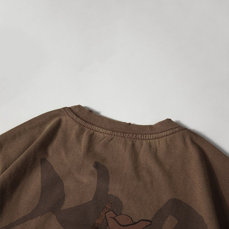 "Final King" Graphic Unisex Streetwear Vintage Women Men Y2K T-Shirt