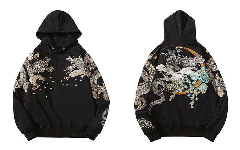 "Diamond Dragon" Unisex Men Women Streetwear Graphic Hoodie