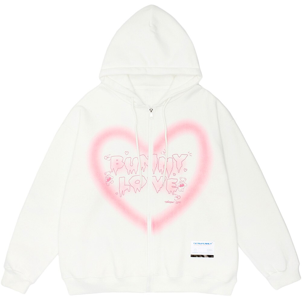 "Funny Feelings" Graphic Unisex Streetwear Women Men Y2K Hoodie