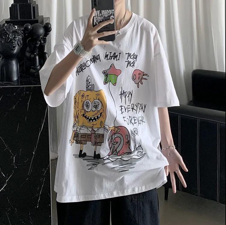 "Happy Forever" Graphic Unisex Streetwear Women Men Y2K T-Shirt