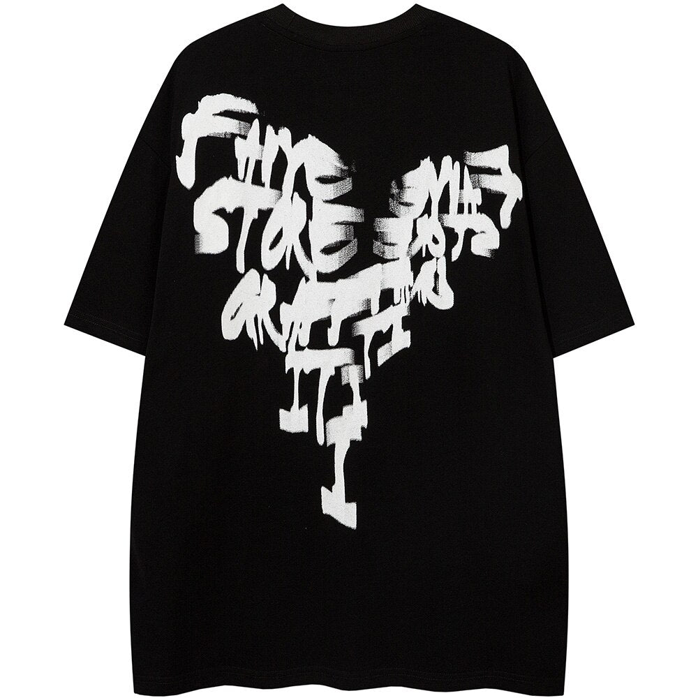 "Love Is Lost" Graphic Unisex Streetwear Vintage Women Men Y2K T-Shirt